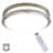 LED Microwave Sensor Double Ring Ceiling Light - 10" & 12" Sizes, 4000K Cool White, 10%-100% Dimmable with Remote, cETL Listed, 1-Year Warranty-1198586100