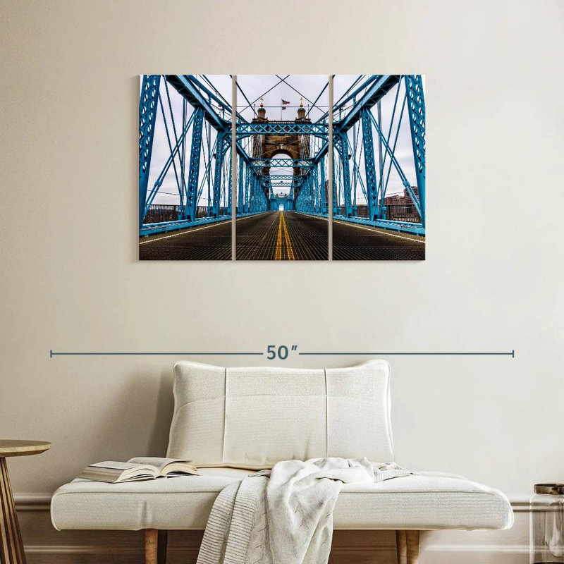 Pont bleu de Cincinnati, H 24 po x l 38 po
