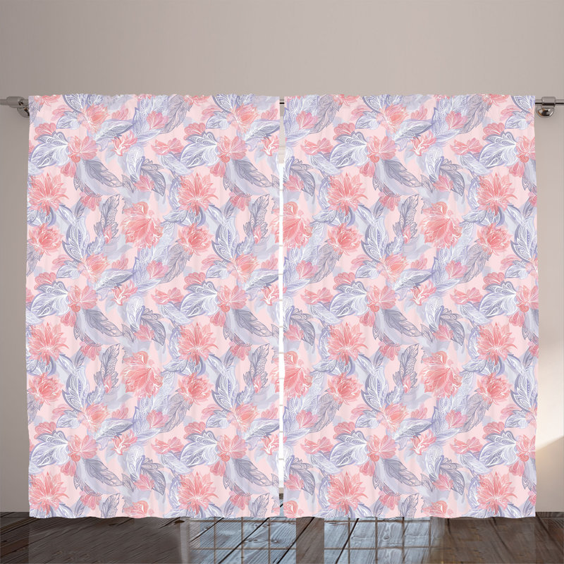 Semi Sheer Curtain Pair