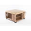 Krugerville 82cm Wide Square Striped Ottoman with Storage-453273903