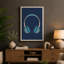 Headphones Modern - Wrapped Canvas-534156974-534157013
