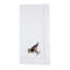 Ensemble de 6 serviettes de table brodées en coton Songbird - bordure ajourée avec motif inspiré de la nature, 20 po x 20 po