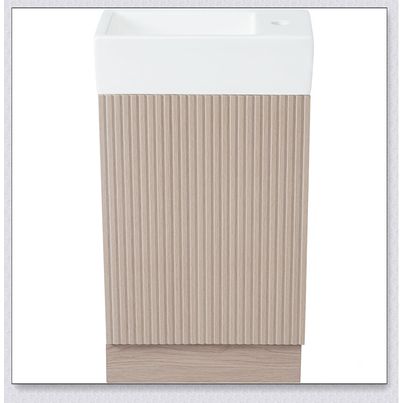 Meuble-lavabo de salle de bain avec lavabo, meuble-lavabo de salle de bain avec tablette, orienté vers la gauche ou vers la droite