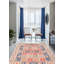 Tapis unique en laine noué à la main 6 pi x 9 pi nouvel âge Delancy
