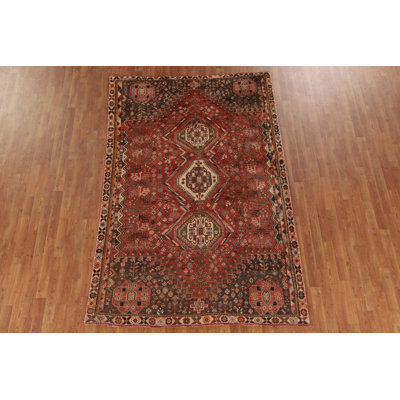 Vegetable Dye Traditional Area Rug 6x9