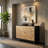Leyni Solid Wood Accent Cabinet