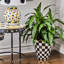 Courtly Check® Ceramic Jumbo Garden Pot