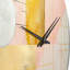 Horloge murale géométrique moderne «I» géométrique rose Serenityin-409009434