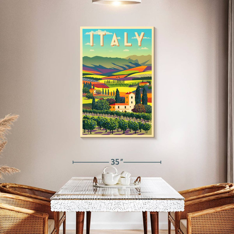 Affiche Alvord, Italie, H 45 po x l 30 po