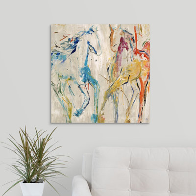 "Tolya Horse Dance" par Aniha, reproduction d'art sur toile