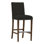 Gin Fizz Upholstered Stool with Solid Wood Frame