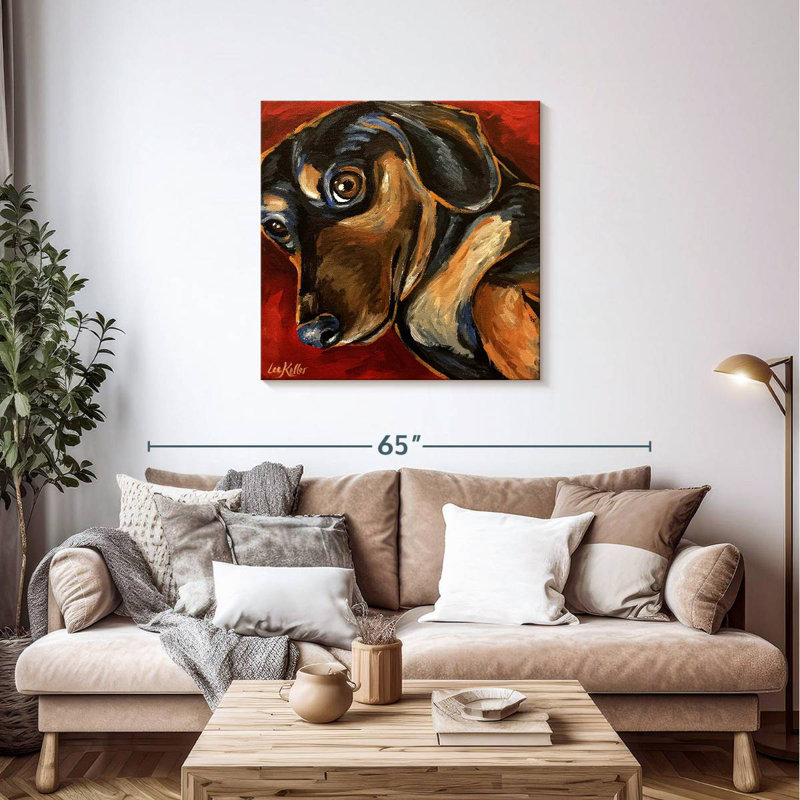 Brampt Dachshund Expressive, 36'' H x 36'' W