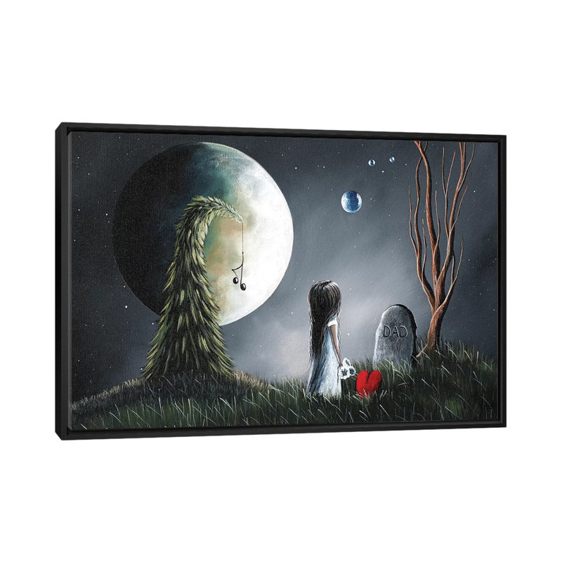 God Must Need You More Than We Do by Moonlight Art Parlour - Print on Canvas, Black Framed, 66.04 cm H x 45.72 cm W