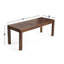 Banc de jardin en teck Burke