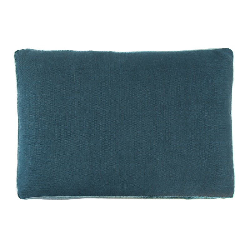 Double Tuxedo Pillow Cover & Insert, Rectangle 14"H x 20"W, Lagoon