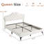 Lit plateforme tapissier en velours Princess Style-987610213-993194178