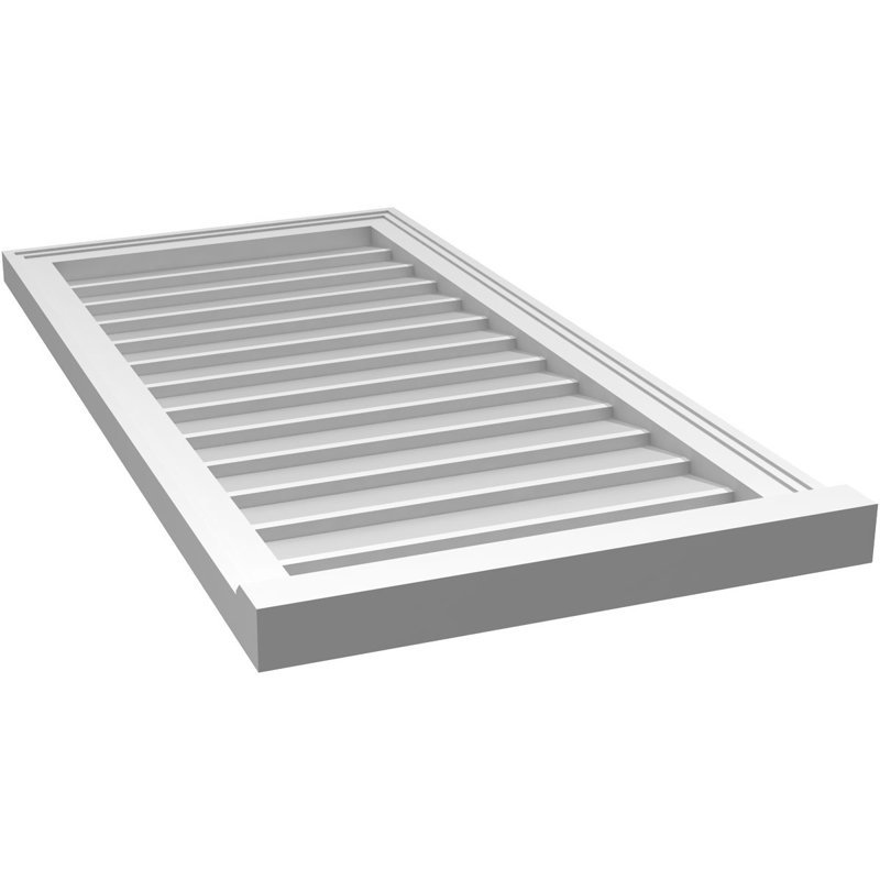 Cadre de seuil Brickmould, brun clair apprêté, H 40 po x l 20 po x P 2 po