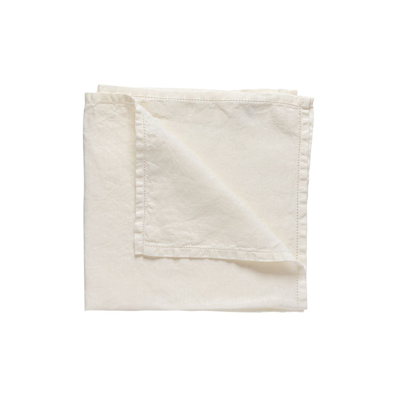 Ajour Luisa Round Napkin, Tofu
