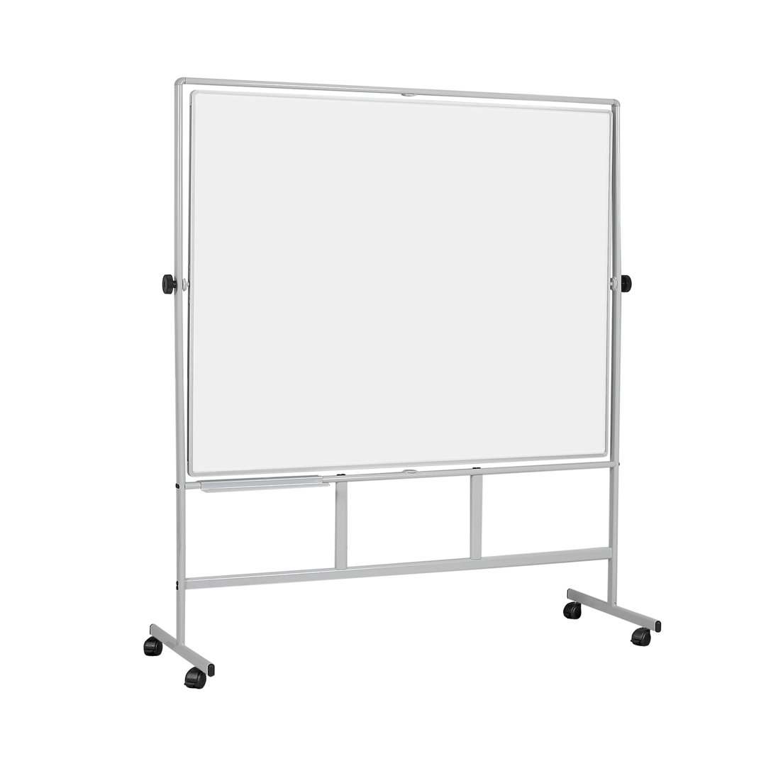 Bi-Office emailliertes Drehbares Whiteboard "Revolver Plus"Doppelseitig 120x90cm