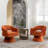 Chynna Velvet Swivel Barrel Chair-440398187