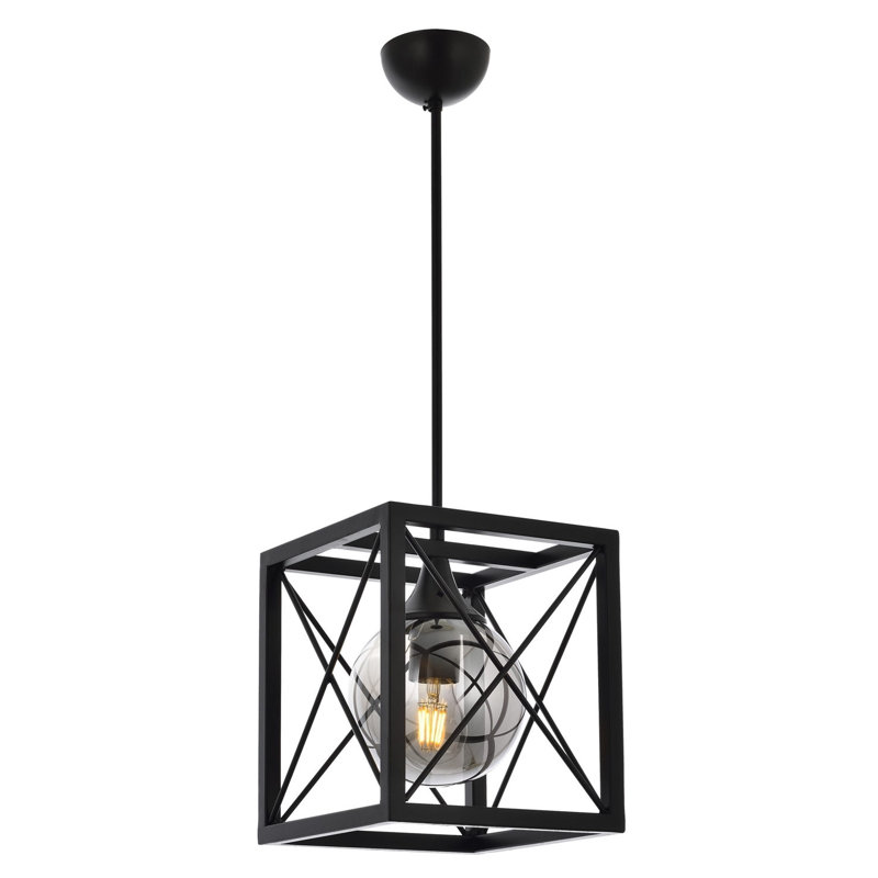 Asheboro 1 - Light Unique / Statement Chandelier, Black
