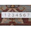 Tapis de couloir géométrique en laine 3x8
