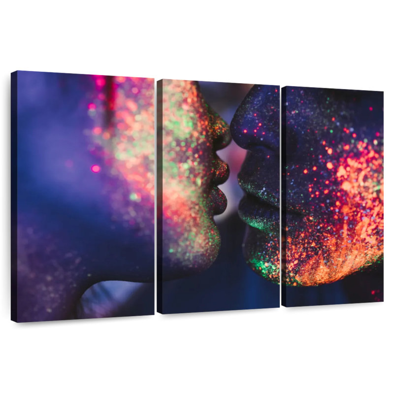 Baiser Hardie Paint Splatter Kiss, H 28 po x l 45 po