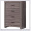 Commode rectangulaire à 4 tiroirs Geary Barrel Oak avec rangement spacieux et élégance vintage chaleureuse-1525378441