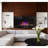 7 Color Background Light Wall Fireplace,Electric Wall-Mounted Fireplace With Flame Effect