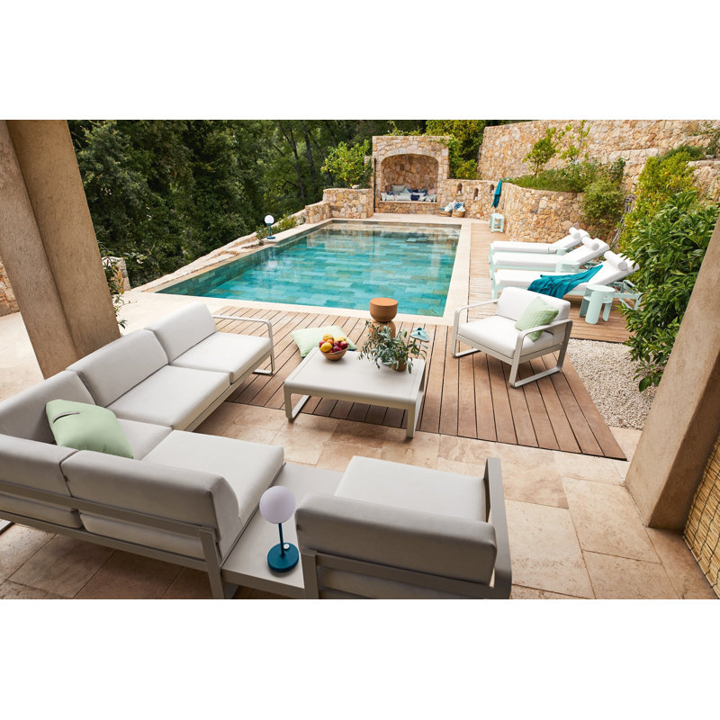 Table basse Bellevie, Gris argile, H 14 po x L 41 po x l 30 po