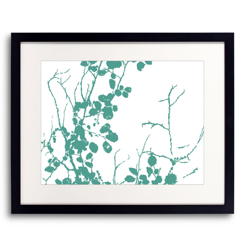 Winter Print by Trish Sierer, Black Framed Paper, 17.25" H x 21.25" W