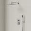  Système de douche à pluie haute pression 10 po, robinet de douche mural avec douchette-105183303-132487481