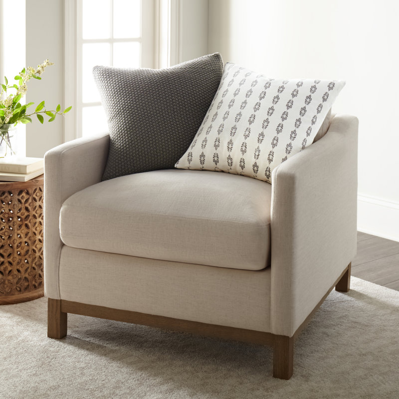 Seed Stitch Knit and Cotton Pattern Decor Throw Pillow Set