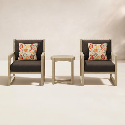 Caigan 2-Person Sunbrella® Patio Seating Group
