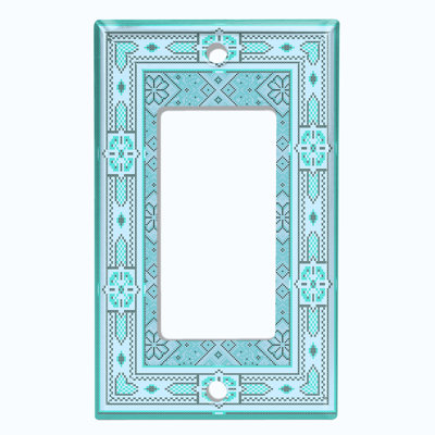 Patterned 1 - Gang Standard Wall Plate