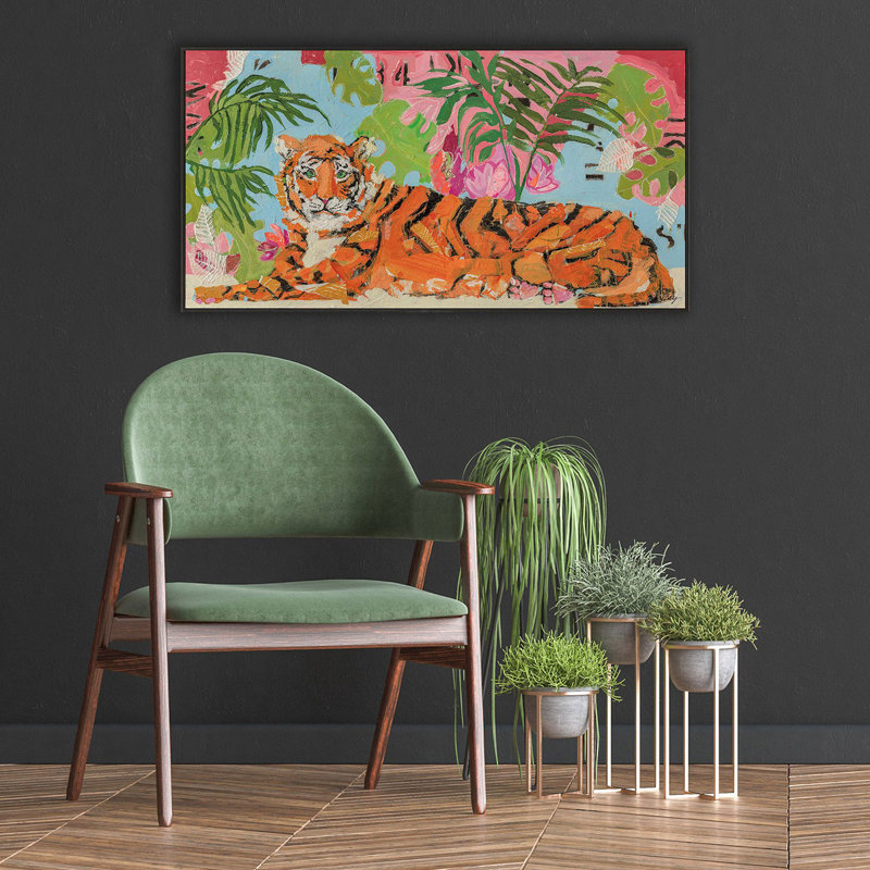 Tiger At Rest Print