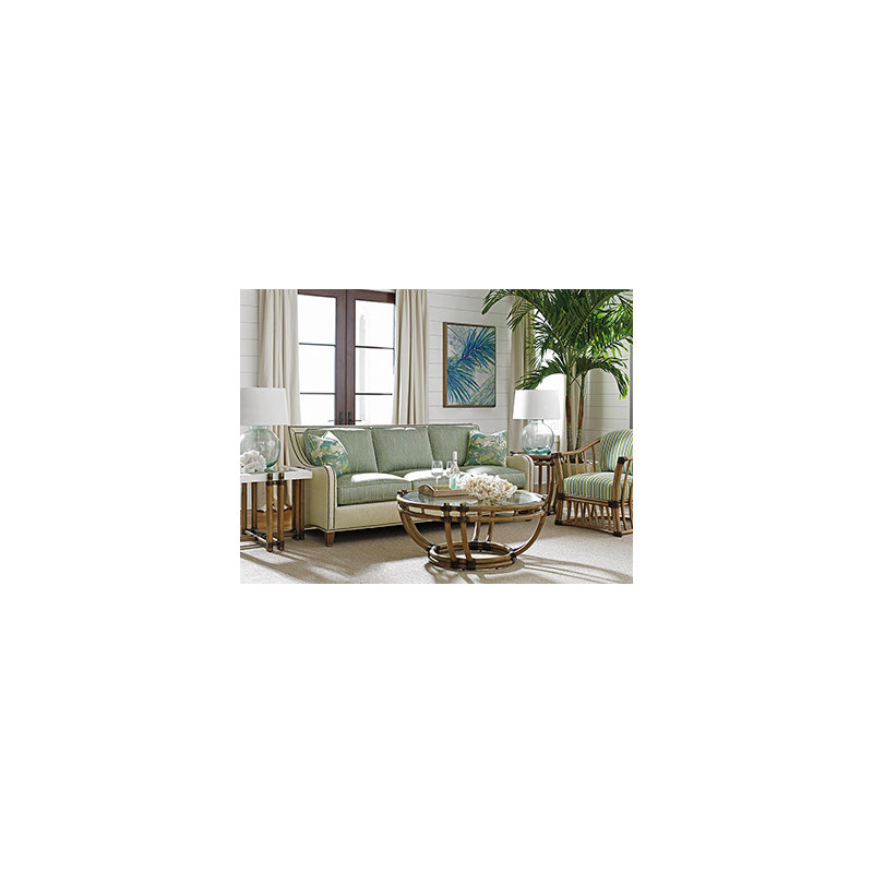 Twin Palms Turtle Beach End Table
