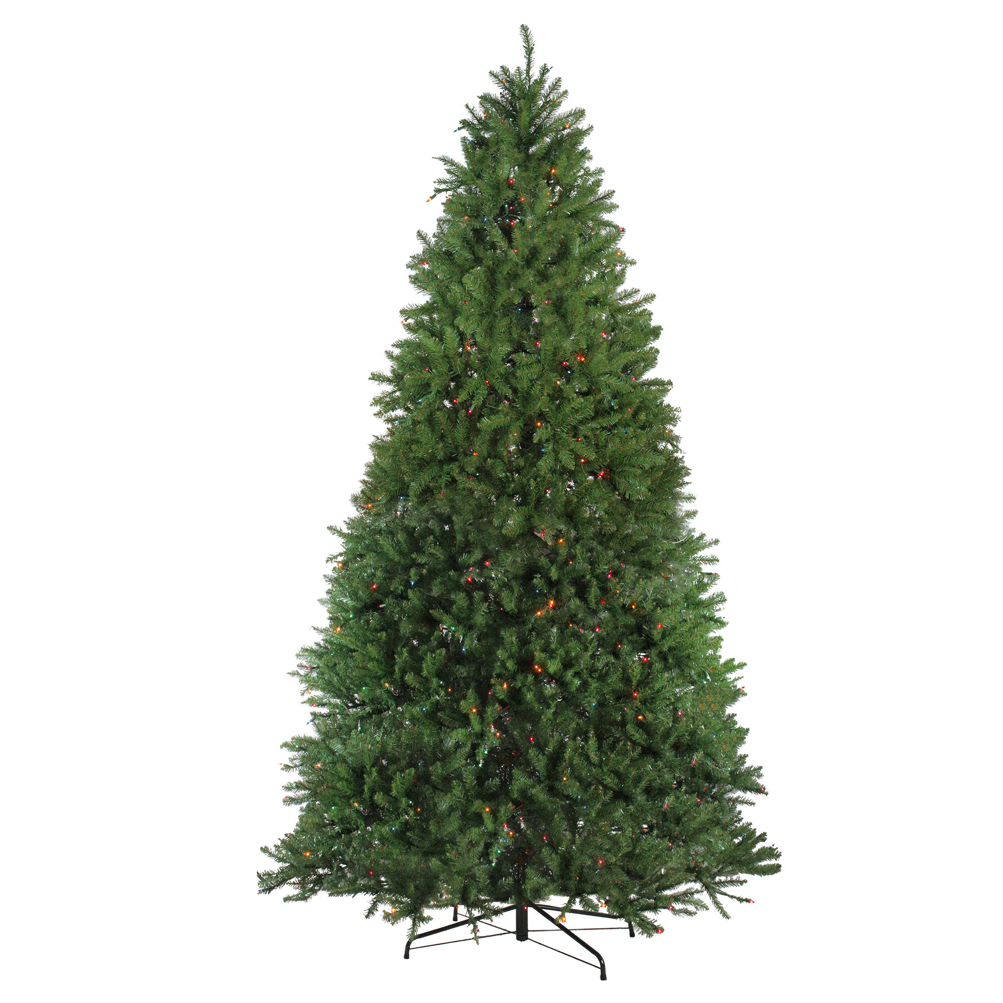 northlight seasonal red & green lighted christmas tree