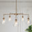 Cillin 5-Light Dimmable Wagon Wheel Chandelier