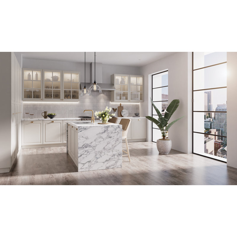 Cloe 5" x 5" Ceramic Tile, White