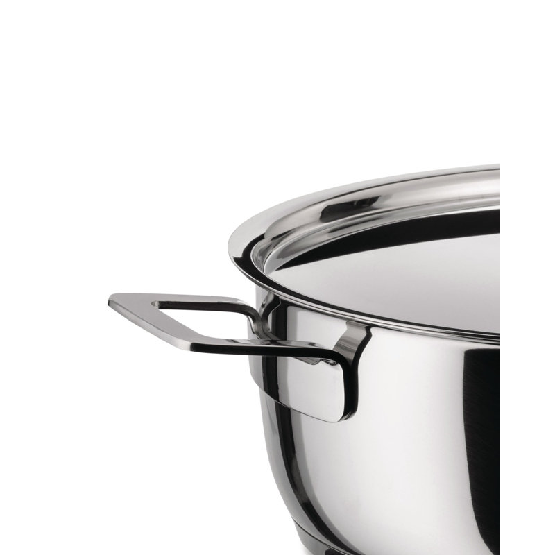 Pots&Pans Low Casserole with Two Handles, 3.94" H x 11.03" W x 14.97" L