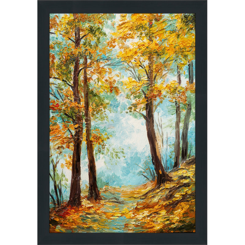 « automne trees », reproduction d’art encadrée, H 39,5 po x l 27,5 po x P 0,75 po
