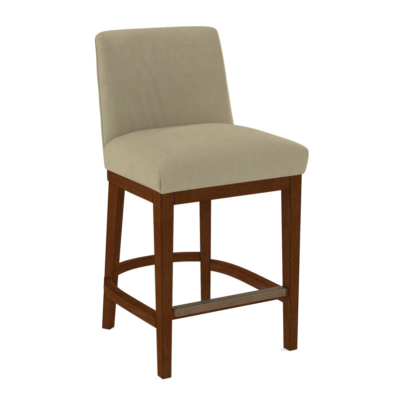 Upholstered Stool, Rumor Bliss, Pecan