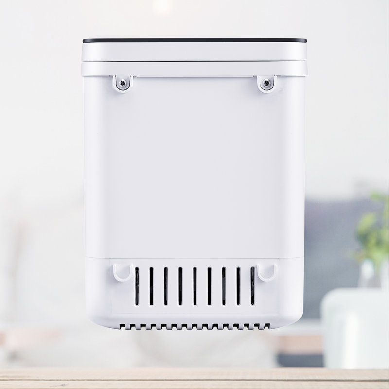 Symple Stuff 4 L Countertop Mini Fridge, Black/White