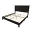 48.4" Farmhouse Queen Size Solid Wood Bed Frame,Black-766413402-766413405