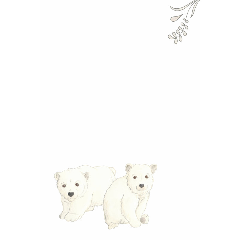 Baby Animals II by June Erica Vess - Wrapped Canvas Painting, 46cm H x 30cm W x 3.8cm D
