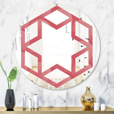 Miroir mural Hexagon Star