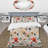 Floral Duvet Cover Set - Simplicity Nordic Red Floral Dreams-1469199384