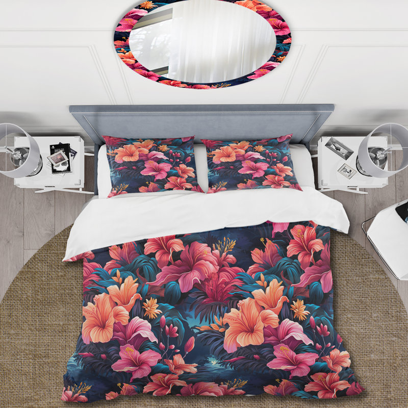 Literie Starlit Paradise, Housse de couette simple + 1 taie décorative stan