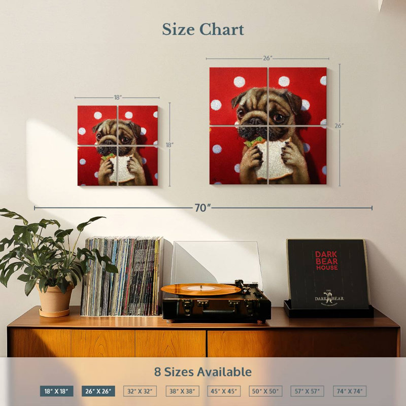 Ketti Pugalici, H 18 po x l 18 po